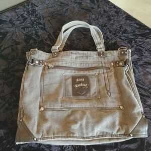 Rock Revival denim with zipper tote / purse /bag